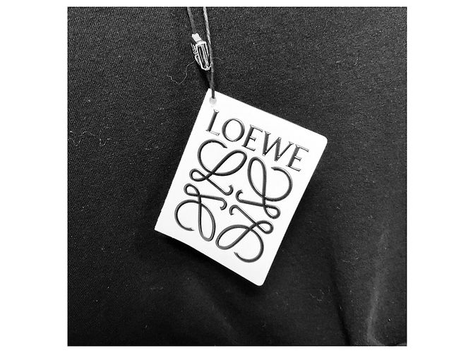 Top de algodón retorcido negro Loewe - vista 6