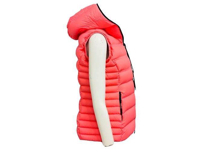 Chaleco de plumón con capucha Moncler Pink Aliterse Rosa - vista 2