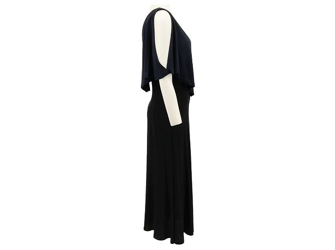 Abito Cold Shoulder Derek Lam Blu Navy / Nero - vista 2