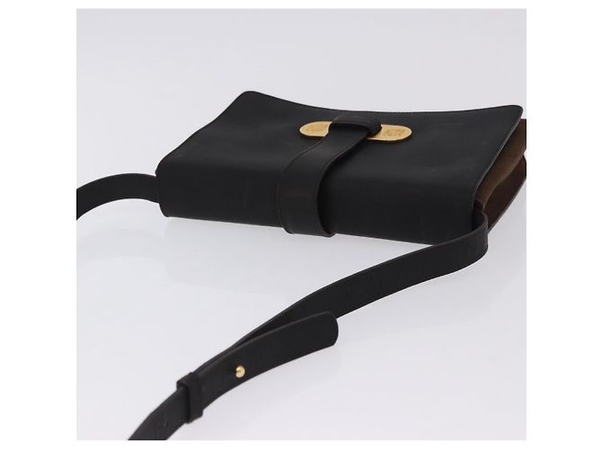 Borsa a tracolla LOEWE Suede Dark Brown Gold Tone Auth 196425A Marrone scuro - vista 6