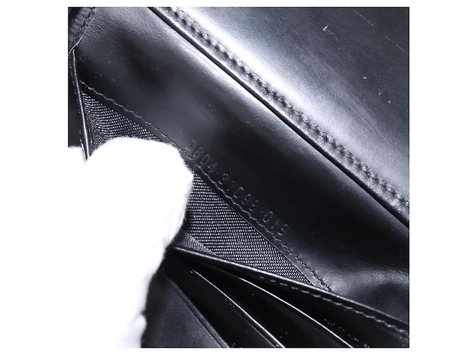 FENDI Zucca Canvas Compact Trifold Wallet Black Auth am12424V - view 12