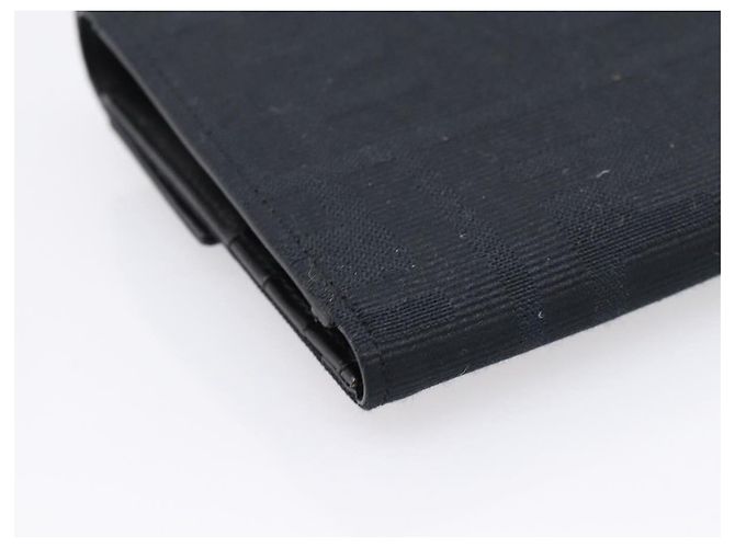 FENDI Zucca Canvas Compact Trifold Wallet Black Auth am12424V - view 16