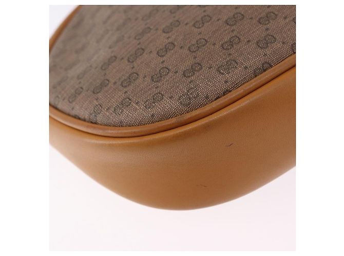 Borsa a tracolla GUCCI Micro GG Supreme PVC Beige Gold 007 084 0094 Auth 196603 D'oro - vista 12