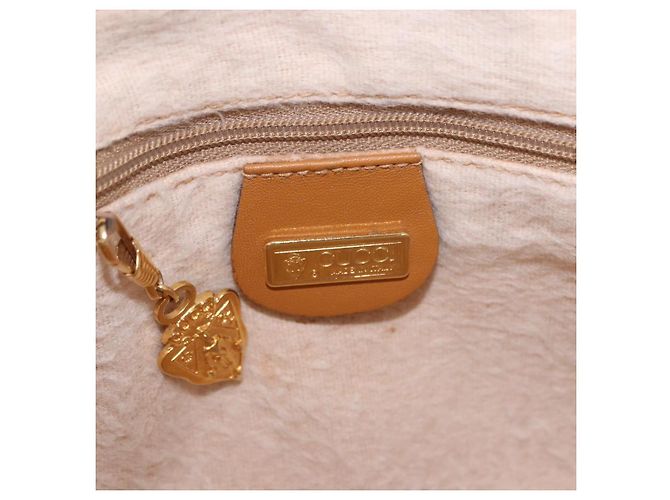 Borsa a tracolla GUCCI Micro GG Supreme PVC Beige Gold 007 084 0094 Auth 196603 D'oro - vista 15