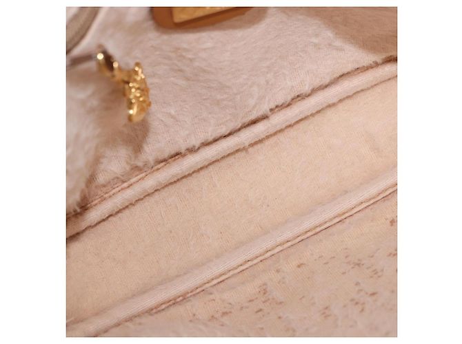 Borsa a tracolla GUCCI Micro GG Supreme PVC Beige Gold 007 084 0094 Auth 196603 D'oro - vista 16