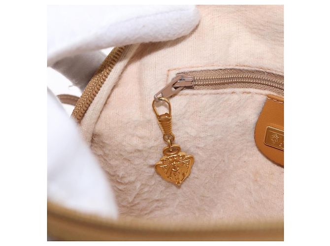 Borsa a tracolla GUCCI Micro GG Supreme PVC Beige Gold 007 084 0094 Auth 196603 D'oro - vista 19