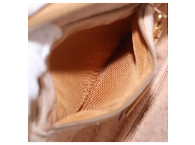 Borsa a tracolla GUCCI Micro GG Supreme PVC Beige Gold 007 084 0094 Auth 196603 D'oro - vista 20
