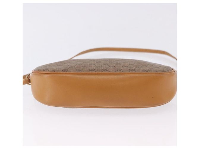 Borsa a tracolla GUCCI Micro GG Supreme PVC Beige Gold 007 084 0094 Auth 196603 D'oro - vista 9
