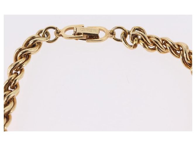 Bracciale Christian Dior metallo Gold Auth 188683 D'oro - vista 6