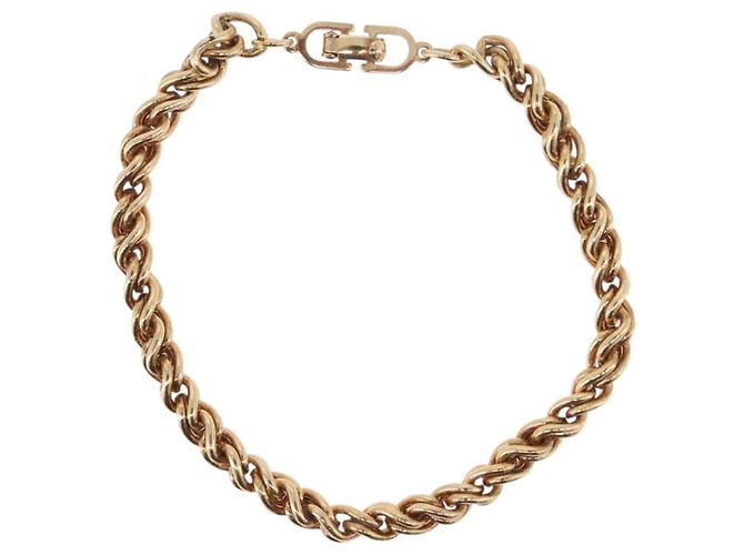 Bracciale Christian Dior metallo Gold Auth 188683 D'oro - vista 7