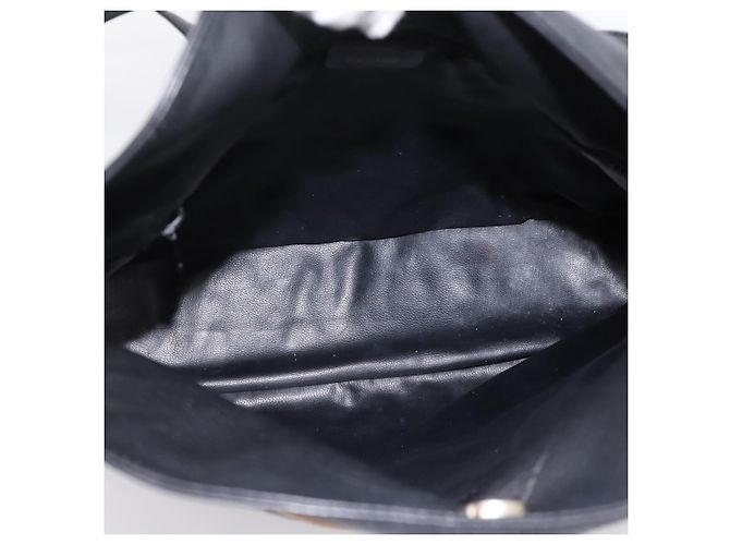Céline CELINE Schultertasche aus Leder Schwarz Goldfarben Auth 196412 - Ansicht 15