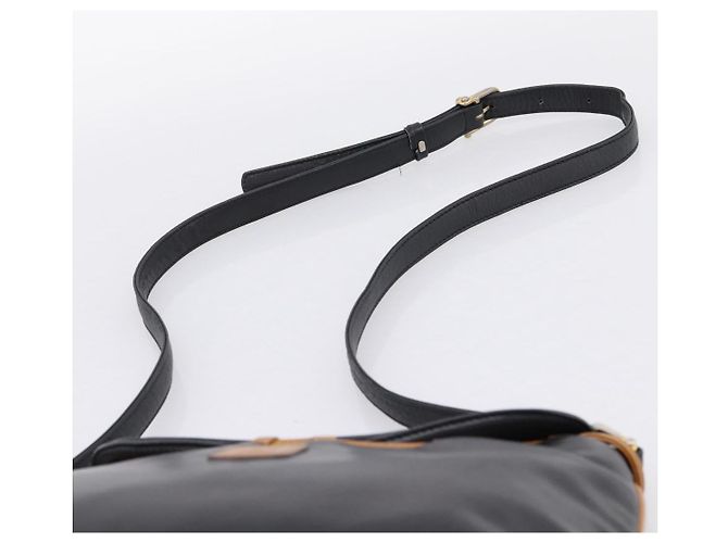 Céline CELINE Schultertasche aus Leder Schwarz Goldfarben Auth 196412 - Ansicht 8