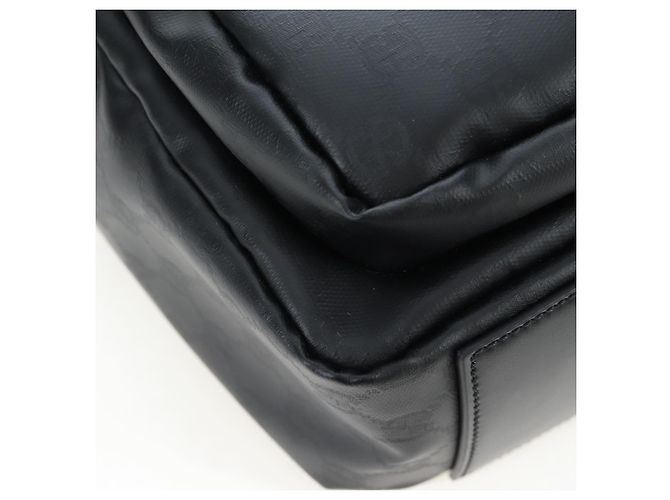 Borsa a Tracolla GUCCI GG Crystal PVC Pelle Nero Argento 782764 Auth BA14802V - vista 15