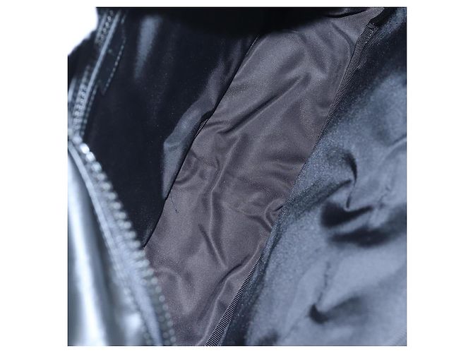 Borsa a Tracolla GUCCI GG Crystal PVC Pelle Nero Argento 782764 Auth BA14802V - vista 24