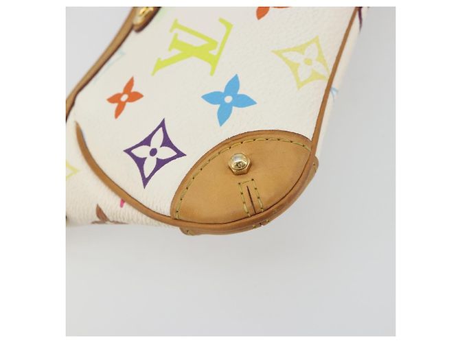 LOUIS VUITTON Monogram Multicolor Pochette Mira MM White M60096 LV Auth 196035V Weiß - Ansicht 16