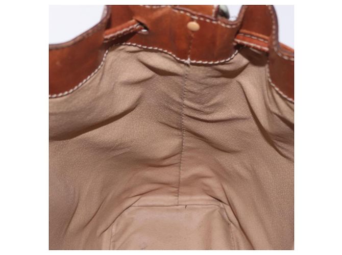 16 Céline Borsa a tracolla CELINE Macadam Canvas PVC Leather Brown Gold Auth 198250 Marrone D'oro - vista 18