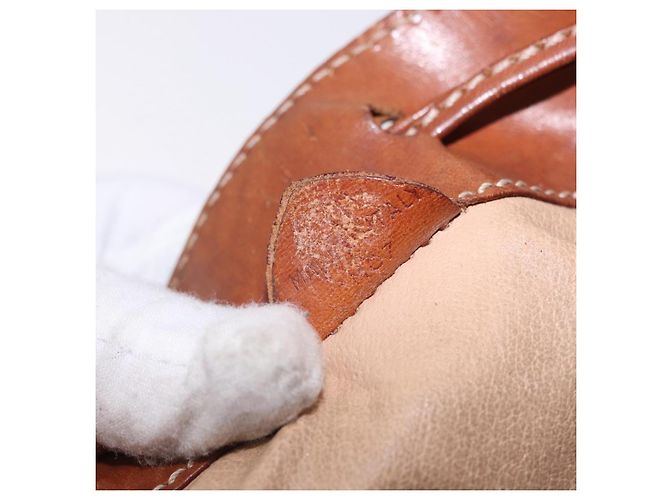 16 Céline Borsa a tracolla CELINE Macadam Canvas PVC Leather Brown Gold Auth 198250 Marrone D'oro - vista 19