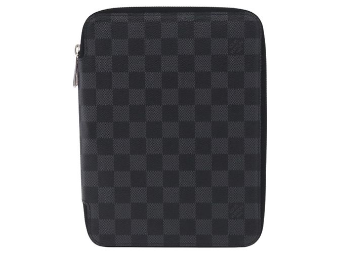 LOUIS VUITTON Damier Grafitte Document Case Portefeuille Braza LV Auth 197312M Damier ebene - vista 13
