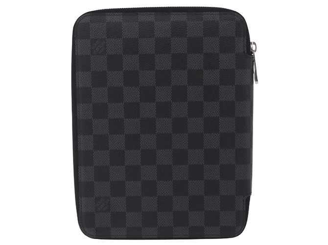LOUIS VUITTON Damier Grafitte Document Case Portefeuille Braza LV Auth 197312M Damier ebene - vista 2