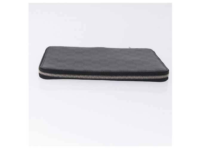 LOUIS VUITTON Damier Grafitte Document Case Portefeuille Braza LV Auth 197312M Damier ebene - vista 3