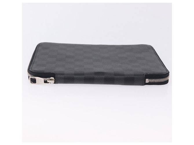 LOUIS VUITTON Damier Grafitte Document Case Portefeuille Braza LV Auth 197312M Damier ebene - vista 4