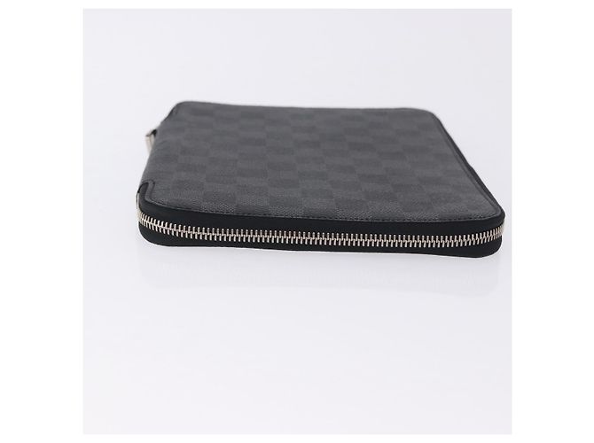 LOUIS VUITTON Damier Grafitte Document Case Portefeuille Braza LV Auth 197312M Damier ebene - vista 6