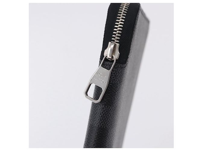 LOUIS VUITTON Damier Grafitte Document Case Portefeuille Braza LV Auth 197312M Damier ebene - vista 8