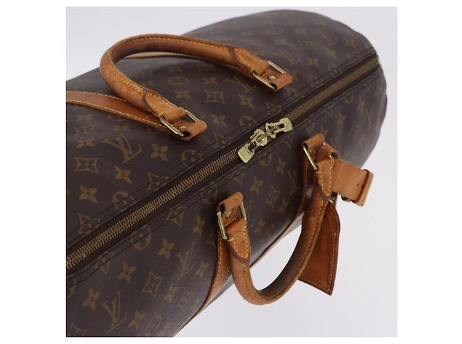 LOUIS VUITTON Monogram Keepall 50 Boston Bag M41426 LV Auth bs36575 Monogramma - vista 7