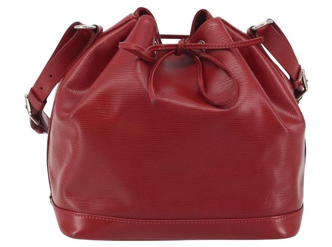 LOUIS VUITTON Borsa a tracolla Epi Petit Noe Carmine M40839 LV Auth 197132A - vista 13