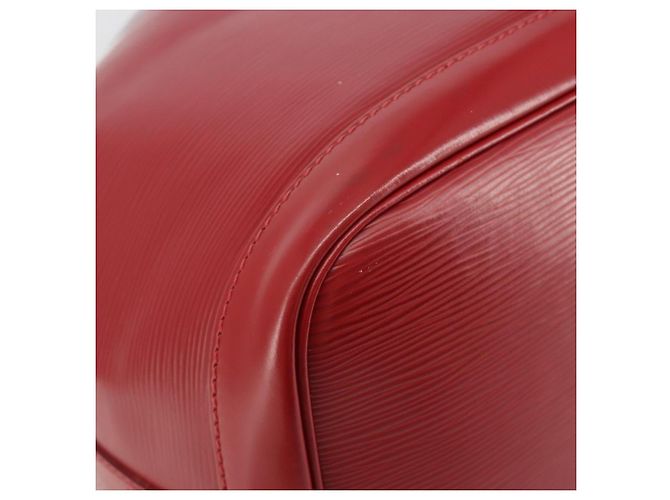 LOUIS VUITTON Borsa a tracolla Epi Petit Noe Carmine M40839 LV Auth 197132A - vista 16