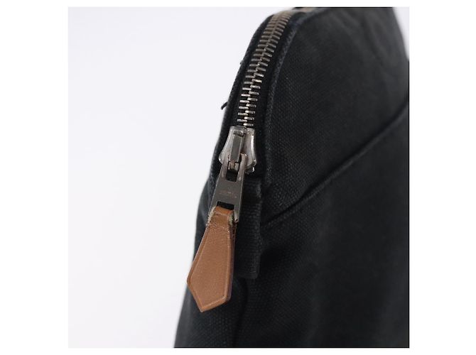 Hermès HERMES Bolso Bolide PM Algodón Negro Auth BA15257 - vista 12