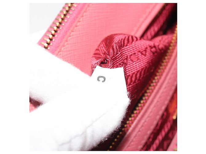 Borsa a mano PRADA Saffiano 2way Pink Gold Tone Auth BA14801M Rosa - vista 12