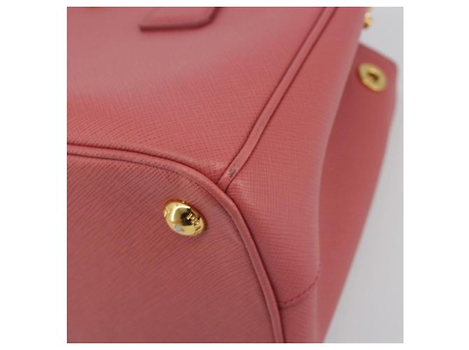 Borsa a mano PRADA Saffiano 2way Pink Gold Tone Auth BA14801M Rosa - vista 17