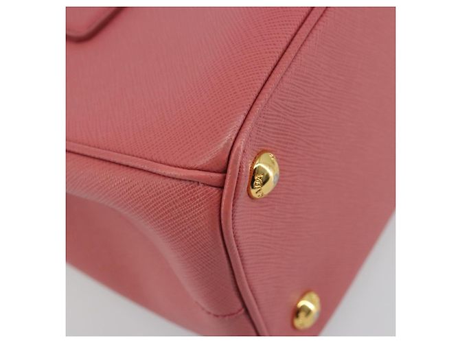 Borsa a mano PRADA Saffiano 2way Pink Gold Tone Auth BA14801M Rosa - vista 18
