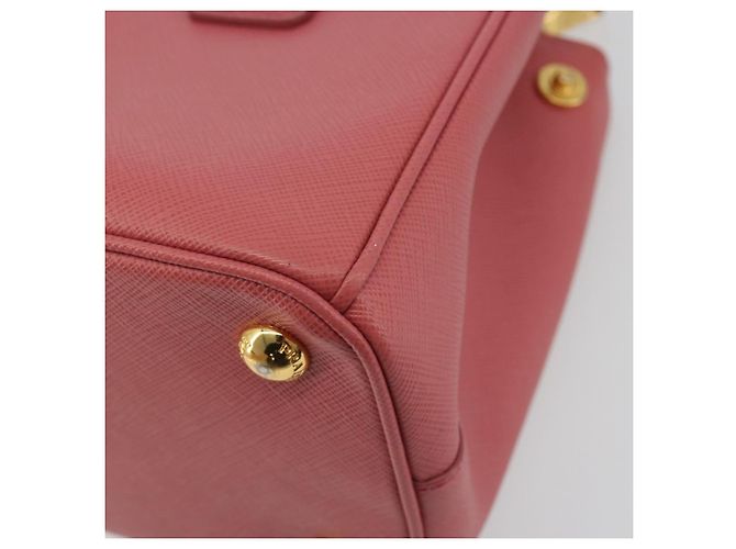 Borsa a mano PRADA Saffiano 2way Pink Gold Tone Auth BA14801M Rosa - vista 19
