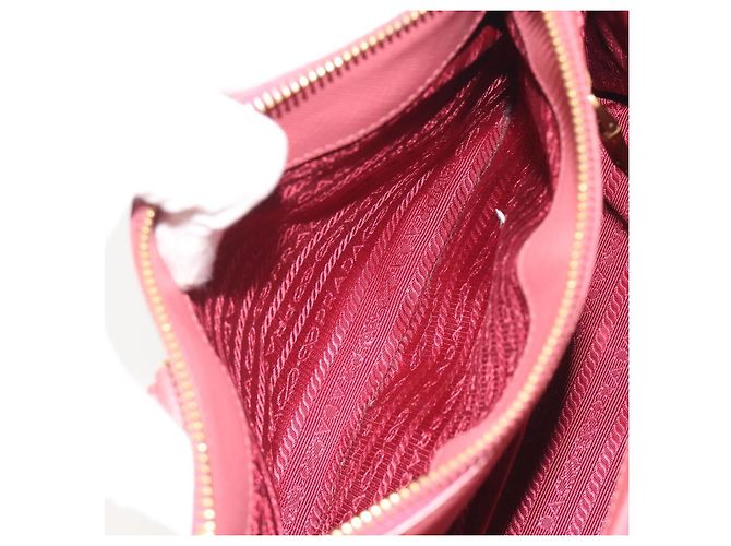 Borsa a mano PRADA Saffiano 2way Pink Gold Tone Auth BA14801M Rosa - vista 29