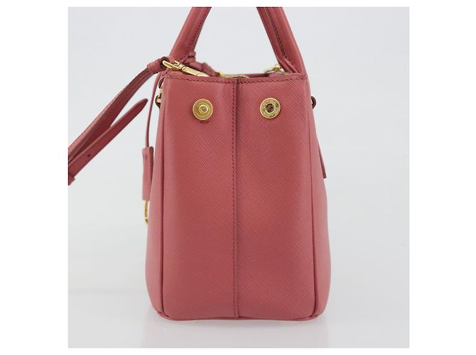Borsa a mano PRADA Saffiano 2way Pink Gold Tone Auth BA14801M Rosa - vista 3