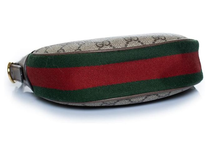 Gucci, borsa a tracolla mini Ophidia in monogramma Marrone - vista 6