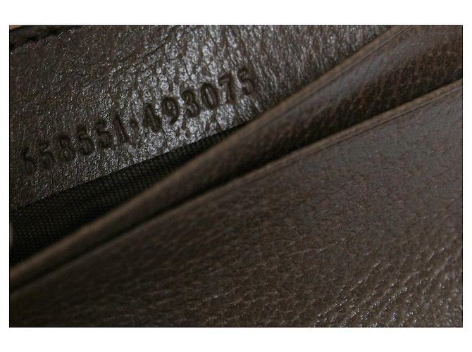 Gucci, borsa a tracolla mini Ophidia in monogramma Marrone - vista 7