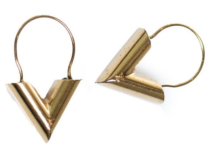Louis Vuitton, V essential Creolen Golden - Ansicht 3