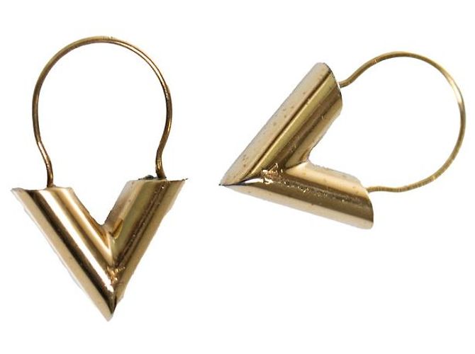 Louis Vuitton, V essential Creolen Golden - Ansicht 8