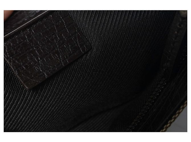 Gucci, borsa piccola in canvas beige con webbing - vista 10