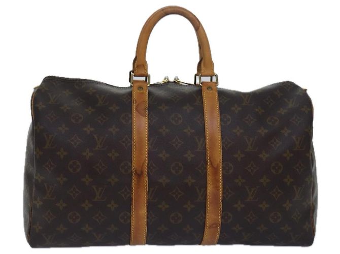 LOUIS VUITTON Monogram Keepall 45 Boston Bag M41428 LV Auth ki4639 Monogramma - vista 2