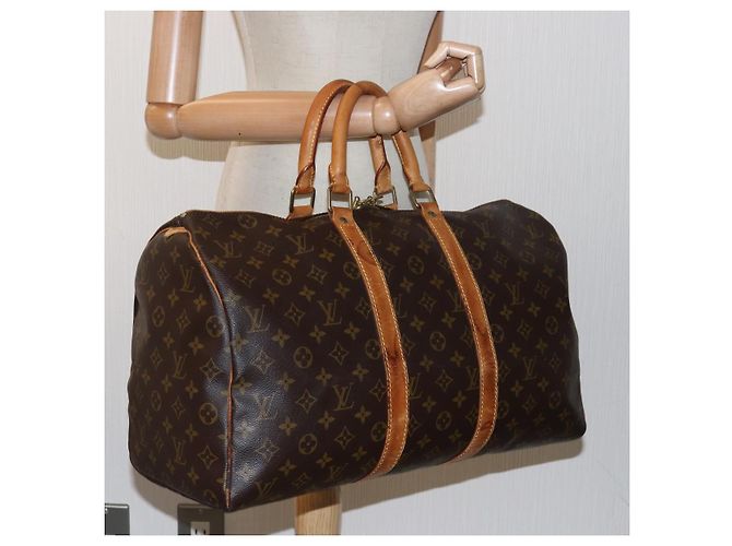 LOUIS VUITTON Monogram Keepall 45 Boston Bag M41428 LV Auth ki4639 Monogramma - vista 22