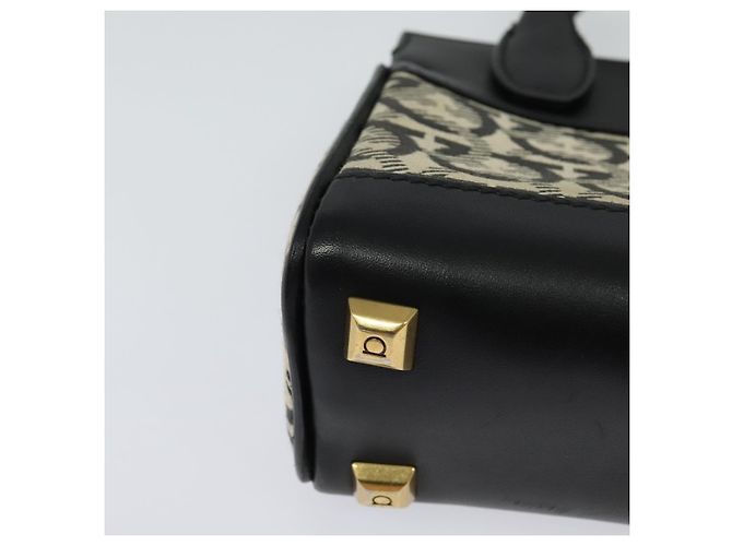Borsa Salvatore Ferragamo Gancini in pelle 2way Nero Oro Auth 131643V D'oro - vista 15