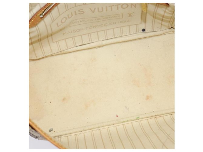 Borsa Tote LOUIS VUITTON Damier Azur Neverfull PM N41362 LV Auth 120593 - vista 10