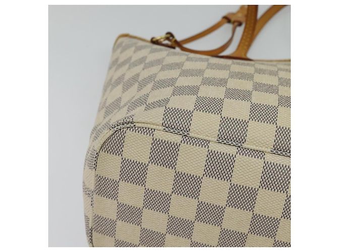 Borsa Tote LOUIS VUITTON Damier Azur Neverfull PM N41362 LV Auth 120593 - vista 15