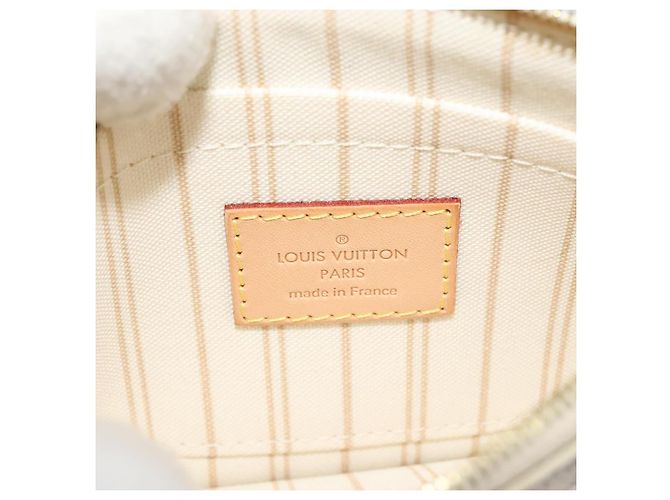 Borsa Tote LOUIS VUITTON Damier Azur Neverfull PM N41362 LV Auth 120593 - vista 22