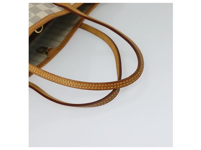 Borsa Tote LOUIS VUITTON Damier Azur Neverfull PM N41362 LV Auth 120593 - vista 7