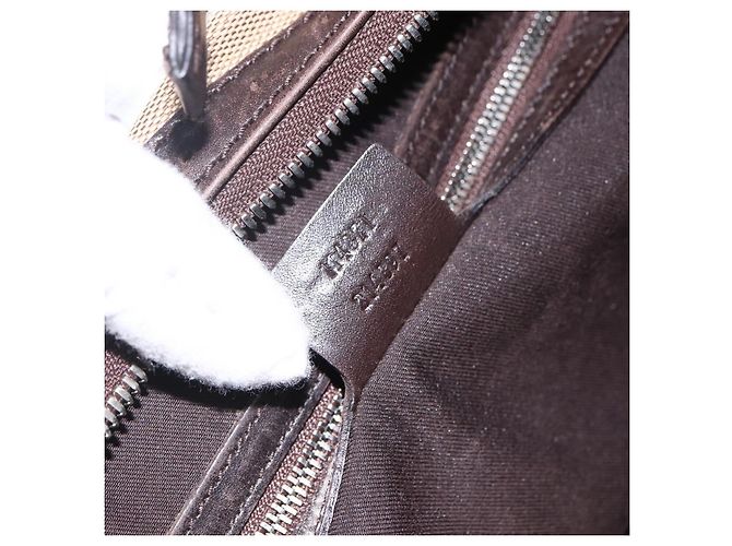 Borsa a Tracolla GUCCI Web Sherry Line Canvas Beige Silver 114871 Auth mr2006 Argento - vista 22